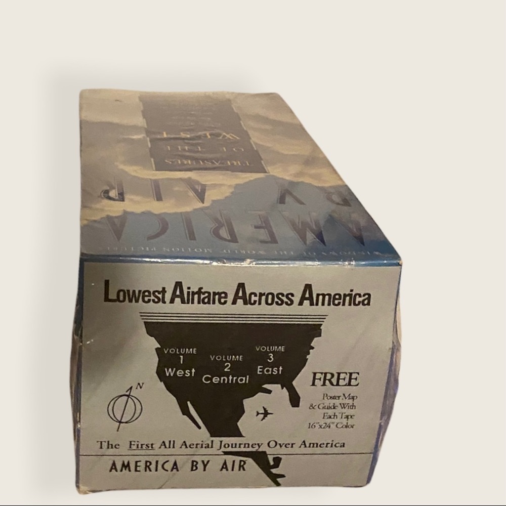 America By Air - Volume 1 -3 VHS TAPE - 1991. NWT - Picture 2 of 4